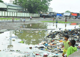 貧民窟一景